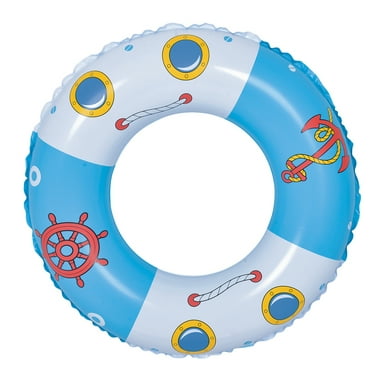 6 Pack Intex Inflatable 20-Inch Lively Ocean Friends Print Kids Tube Swim Ring 